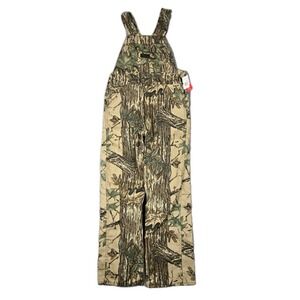 Vintage Liberty‎ Overalls Like Dads!  Kids 16 Realtree Camo USA NWT Deadstock
